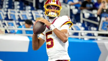 Jayden Daniels' Commanders Debut: Three Plays, One Yard, Ten-Yard Sack