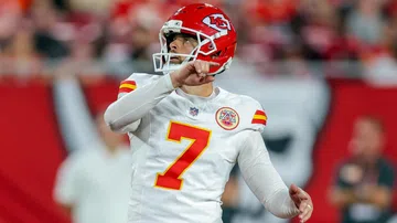 Chiefs' Harrison Butker drills historic 69-yard field goal that won't count in NFL records