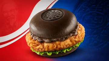KFC Debuts Oreo Chicken Burger Featuring Cookie Buns and Crushed Oreos in China